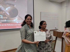 GSP Air Pollution Seminar: Deepa Kapoor, Suchitra Academy, Hyderabad, Telangana