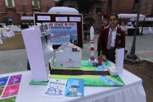 Model showcasing use of solar energy