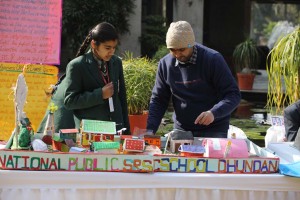 Setting up the stall